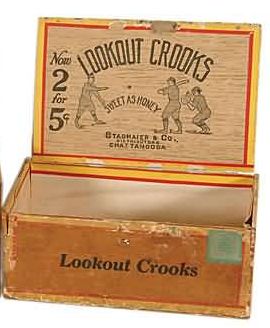 1900 Lookout Crooks Cigar Box